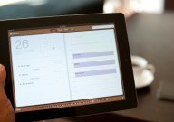 Person holding an ipad